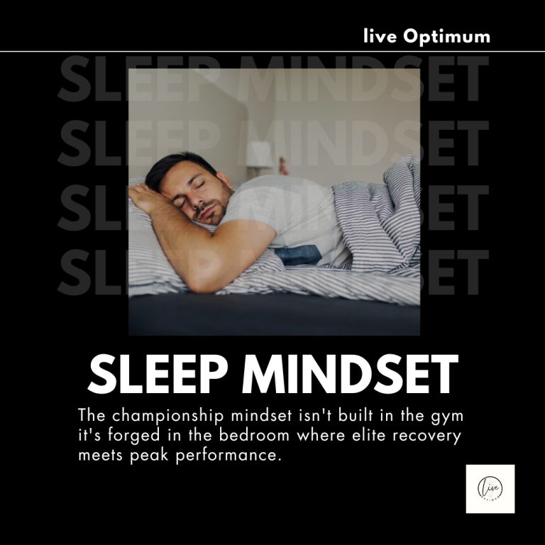 Sleep Mindset: 8 Powerful Life Changing Strategies for Peak Endurance. 5 Sleep mindset optimization bedroom showing champion-level recovery environment with blackout curtains, temperature control, and minimal design for peak endurance performance